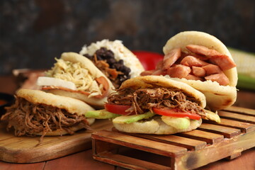 five flavors of venezuelan arepa