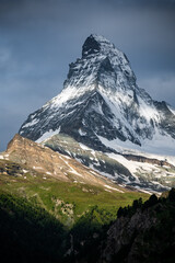 Shadows passing over the Matterhorn