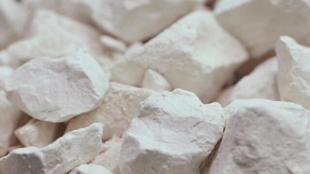 Clay white cosmetic and medical kaolin