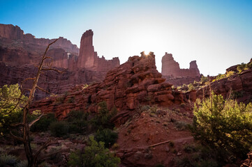 Fisher Towers in Utah