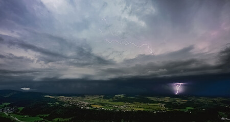 Lightning over Zurich