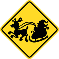 merry christmas stop sign