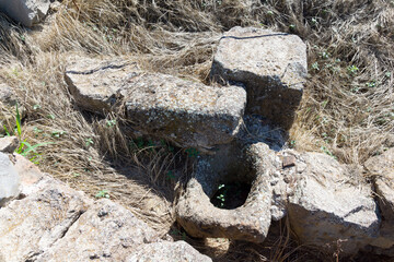 Obraz premium Ruins of ancient Macedonia polis Heraclea Sintica, Bulgaria