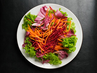 salad with carrot