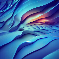 Curvy creative abstract wavy effects color curves flow minimalist luxury stylish trendy colorful waves art modern premium blue design simple illustration background.