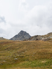 mountains in Kurzras in South Tyrol
