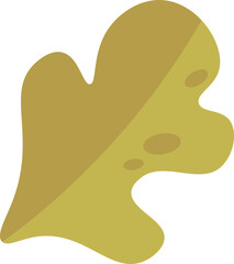 Oak leaf icon. Vector illustration