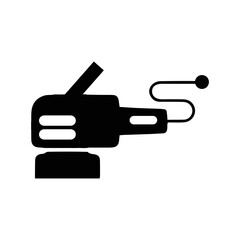 Car polishing paint icon | Black Vector illustration |