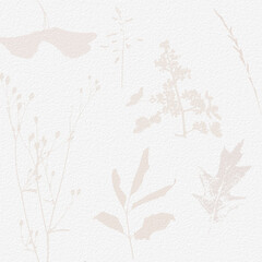 Delicate watercolor botanical digital paper floral background in soft basic nude beige tones