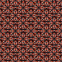 Vector seamless pattern. Elegant ornamental texture. Colorful abstract ornament.