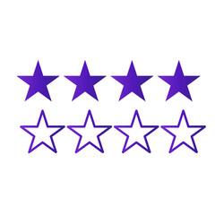  star icon logo vector design