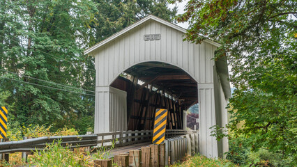 Mosby Creek Covered Bridge in Cottage Grove, Oregon, United States	