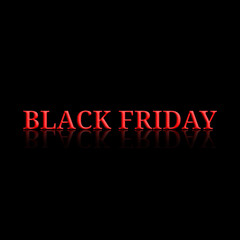 Special sign for the black friday holiday