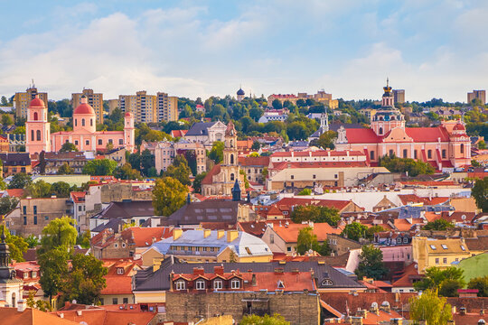 Old Town Vilnius, capital of Lithuania.