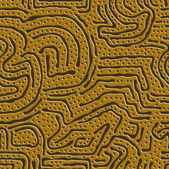 Seamless pattern lines and dots