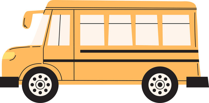 school bus vehicle transport clipart
