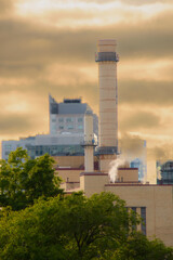 Obraz premium View of a corner of the city of Boston, Massachussetts, USA and its architecture