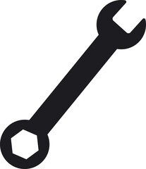 png wrench icon isolated. 