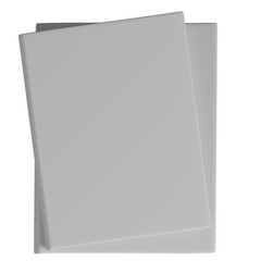 3d rendering illustration of a stack of books