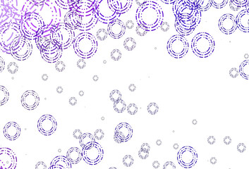 Light Purple vector backdrop with dots.