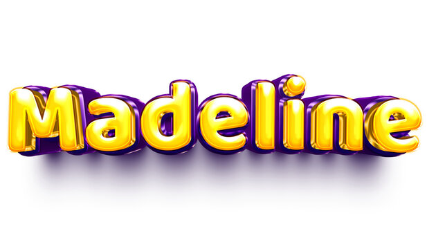 name of girls bubbly celebration decoration hanging air balloon shiny madeline
