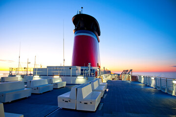 Top deck of ferry