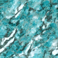 Abstract marble tile, seamless, blue, green texture
