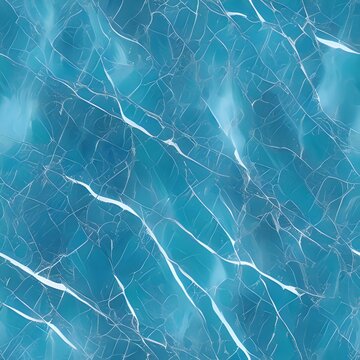 Abstract Marble Tile, Seamless, Blue, Green Texture