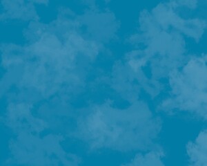 Fototapeta na wymiar Blue wallpaper background - clouds in the sky