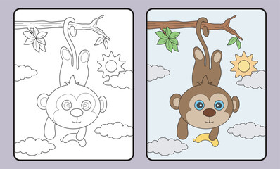 learn coloring for kids and elementary school.