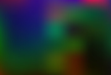 Dark Multicolor, Rainbow vector blurred bright background.