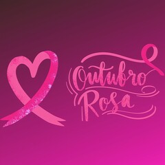 pink october illustration 