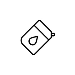 milk concept line icon. Simple element illustration. milk concept outline symbol design.