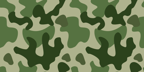 Vector graphic of Camouflage seamless pattern design. Digital military background for fabric textile print template. Urban camouflage seamless pattern background. Seamless pattern vector.