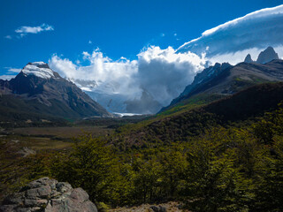 Cloudy Mountains, El Chalten, Patagonia Argentina
