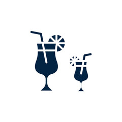 Cocktail concept line icon. Simple element illustration. Cocktail concept outline symbol design.