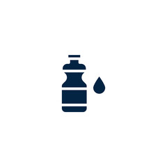 Water bottle concept line icon. Simple element illustration. Water bottle concept outline symbol design.