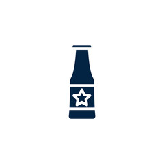 Cola bottle concept line icon. Simple element illustration. Cola bottle concept outline symbol design.
