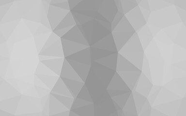 Light Silver, Gray vector low poly cover.