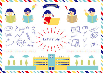 勉強に励む子供達