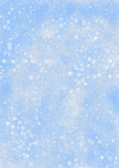 寒空に舞う雪の背景画像