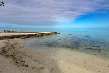 Plage publique de Tiahura à Mo'orea