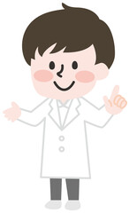 薬局の男性店員