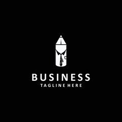 Pencil logo design icon tamplate