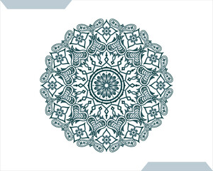 Luxury mandala Gradient golden color Vector Premium 