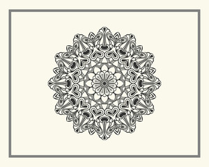 Luxury mandala Gradient golden color Vector Premium 