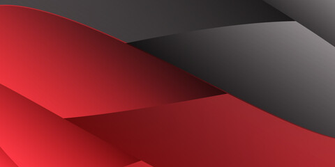 Obraz premium Abstract red and black background