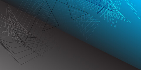 Abstract blue and black background