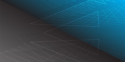 Abstract blue and black background