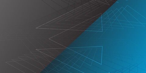 Abstract blue and black background